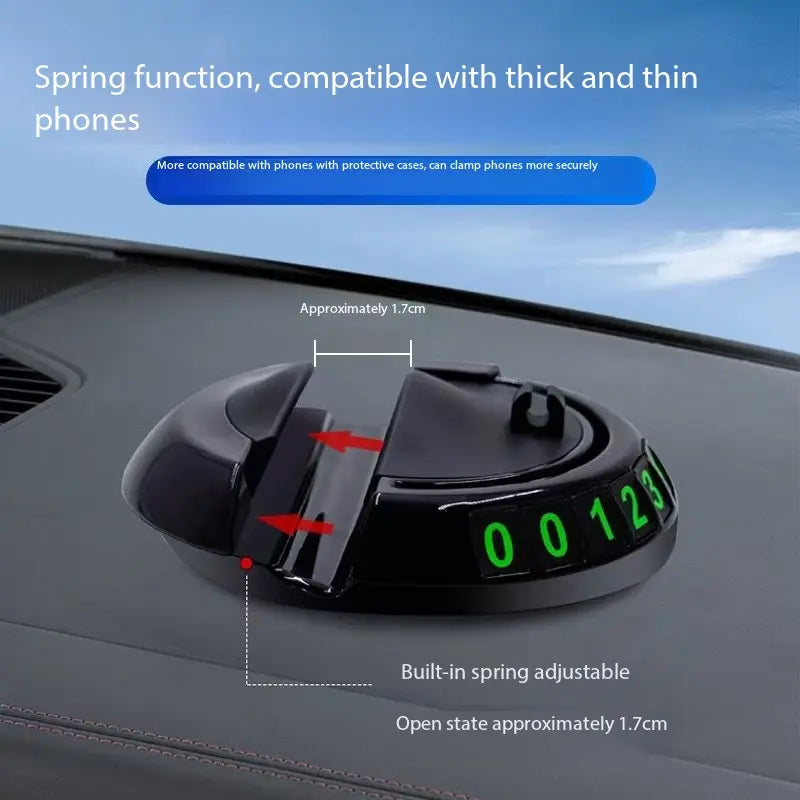 【Fathersdaygift】Universal Anti-Slip Car Dashboard Mat with 360°Rotating Phone Holder - Multi-Functionalorganizer Pad for Phones, Sunglasses, Keys, Anddaily Essentials 1 Carplay Screen Slot Mountinterior Accessories
