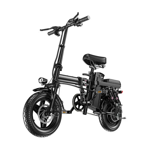 Folding Electric Bicycle (Ebike) with 500W Motor, 48V 15Ah Battery, 14-Level Shock Absorption, 45Km Range, Dual Disc Brakes, UL2849 Certification for Hardcore Outdoor Cycling, Smart Features, Ebikes
