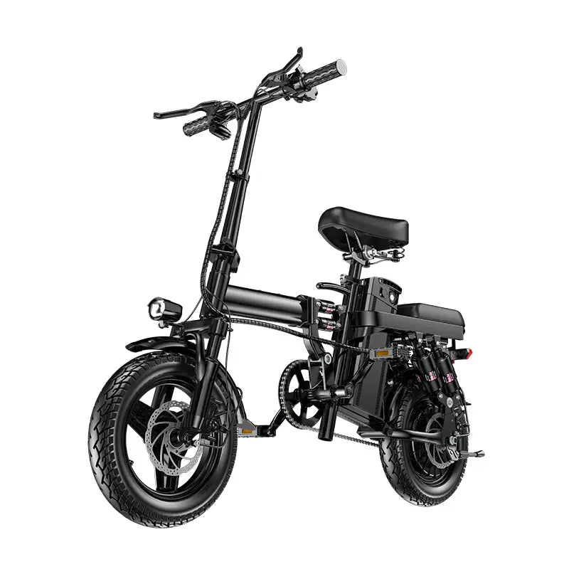 Folding Electric Bicycle (Ebike) with 500W Motor, 48V 15Ah Battery, 14-Level Shock Absorption, 45Km Range, Dual Disc Brakes, UL2849 Certification for Hardcore Outdoor Cycling, Smart Features, Ebikes
